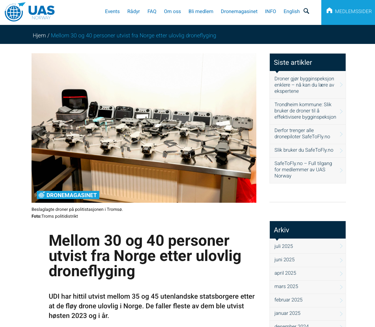 Norway drone pilot deportations